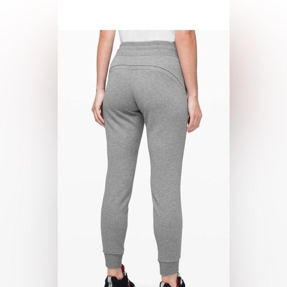 LULULEMON Warm Down Jogger II Heathered Core Medium Grey Size 4 - Picture 8 of 8